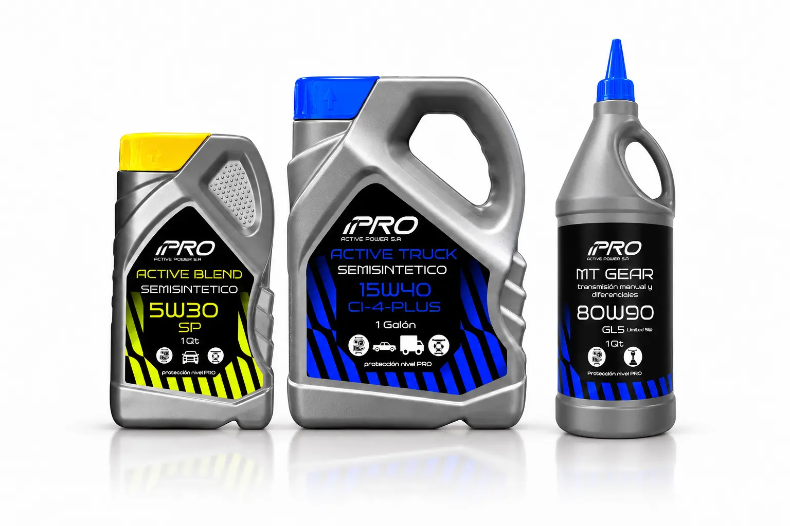 Selección de productos de la línea PRO.