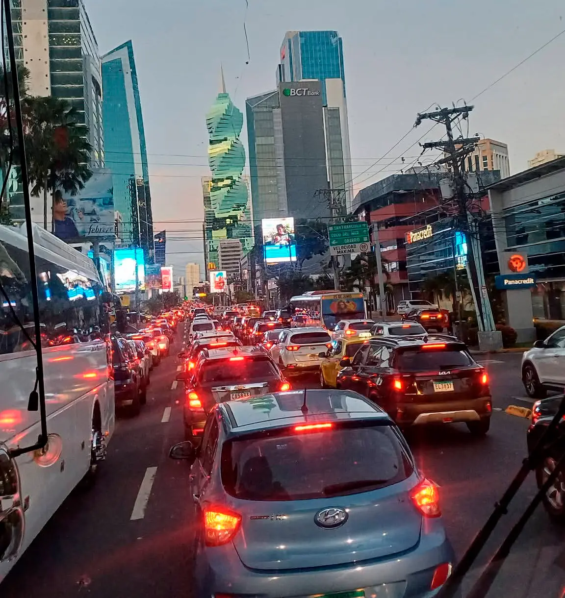 Tráfico en Panamá